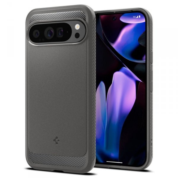 ETUI SPIGEN  RUGGED ARMOR GOOGLE PIXEL 9 PRO XL MARBLE GREY