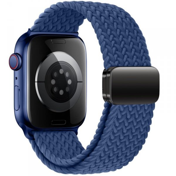 TECH-PROTECT NYLONMAG APPLE WATCH 6 / 7 / 8 / 9 / 10 / SE / ULTRA 1 / 2 (44 / 45 / 46 / 49 MM) MONTEGO BLUE