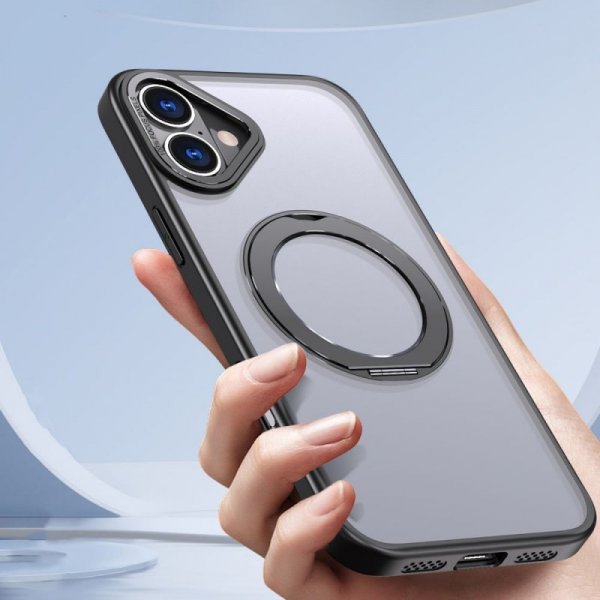 ETUI TECH-PROTECT  MAGRING MAGSAFE IPHONE 15 MATTE BLACK