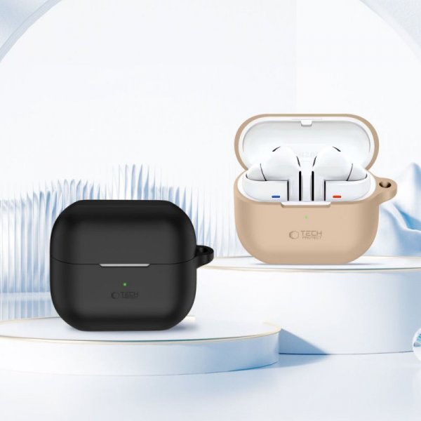 TECH-PROTECT SILICONE HOOK SAMSUNG  GALAXY BUDS 3 / 3 PRO BLACK