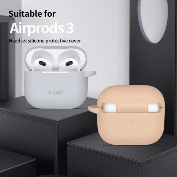 TECH-PROTECT SILICONE HOOK APPLE AIRPODS 3 LAVENDER