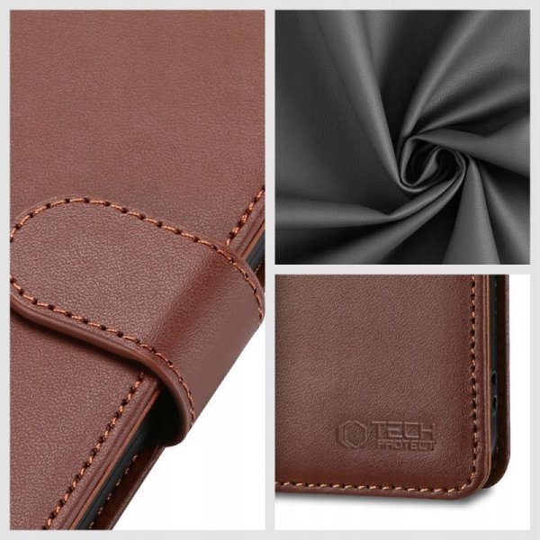ETUI FUTERAŁ OTWIERANE KSIĄŻKOWE ETUI FUTERAŁ TECH-PROTECT  WALLET SAMSUNG GALAXY S24 FE BLACK