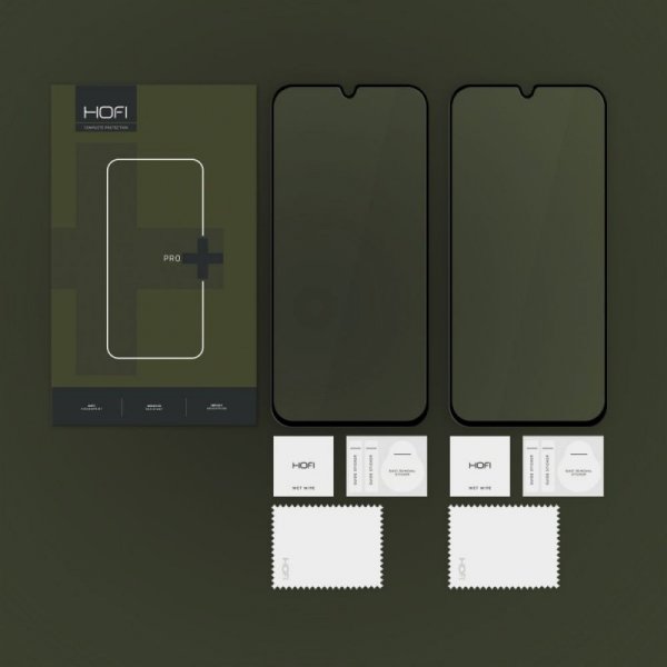 SZKŁO HARTOWANE HOFI GLASS PRO+ 2-PACK GALAXY A16 4G / 5G / A26 5G BLACK