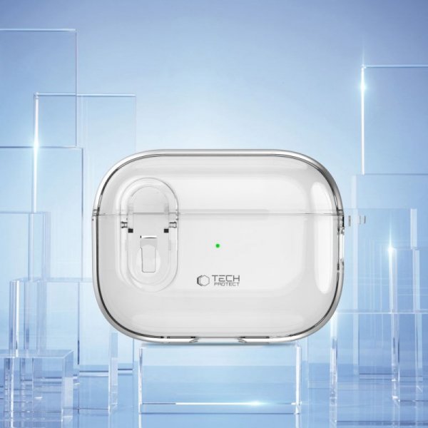 TECH-PROTECT SLIM HOOK APPLE AIRPODS PRO 1 / 2 CLEAR