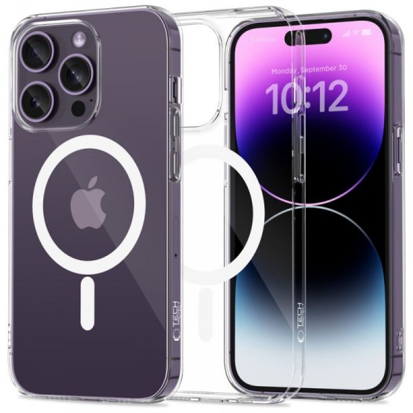 ETUI CASE PLECKI TECH-PROTECT  FLEXAIR MAGSAFE IPHONE 14 PRO CLEAR