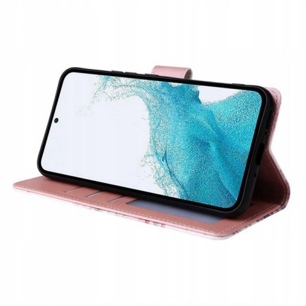 OTWIERANE KSIĄŻKOWE ETUI FUTERAŁ TECH-PROTECT  WALLET XIAOMI REDMI 14C / POCO C75 BLOSSOM FLOWER