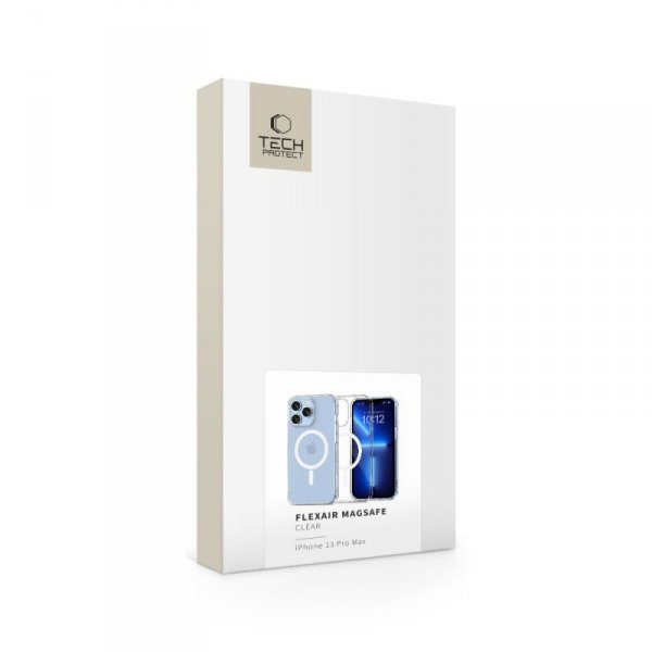 ETUI CASE PLECKI TECH-PROTECT  FLEXAIR MAGSAFE IPHONE 13 PRO MAX CLEAR