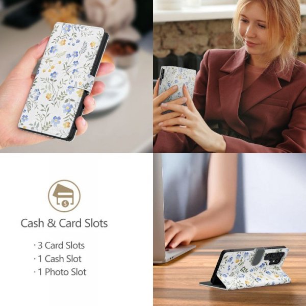 TECH-PROTECT WALLET GALAXY S25 ULTRA SPRING FLOWERS