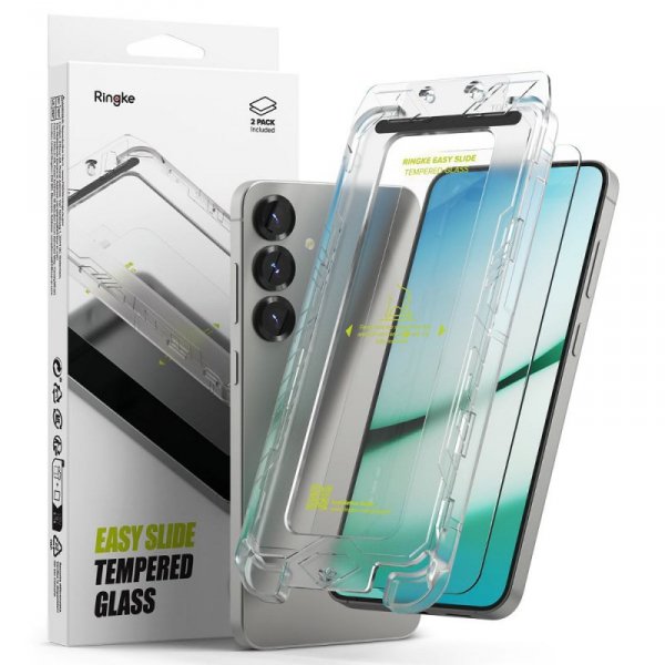 SZKŁO HARTOWANE RINGKE EASY SLIDE 2-PACK GALAXY S24+ PLUS / S25+ PLUS CLEAR