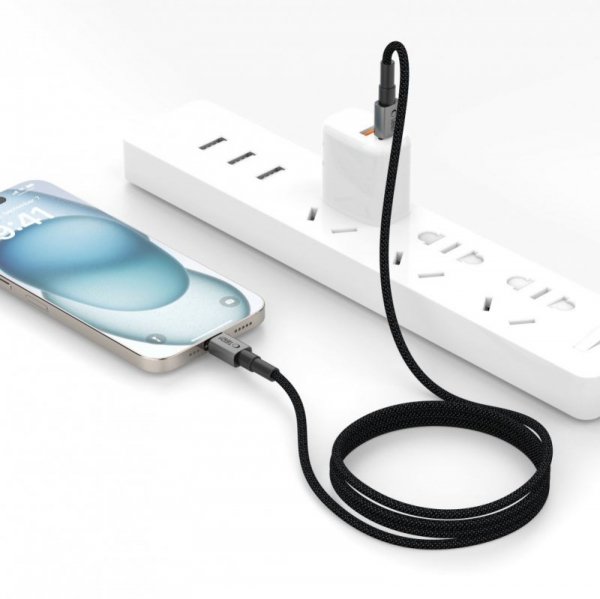 TECH-PROTECT ULTRABOOST DNA TYPE-C KABEL  PD100W/5A 25CM IRON GREY