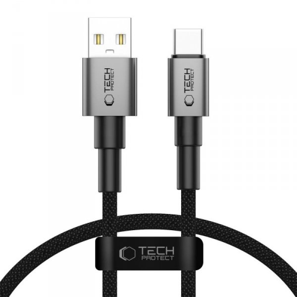 TECH-PROTECT ULTRABOOST DNA TYPE-C KABEL  15W/3A 25CM IRON GREY