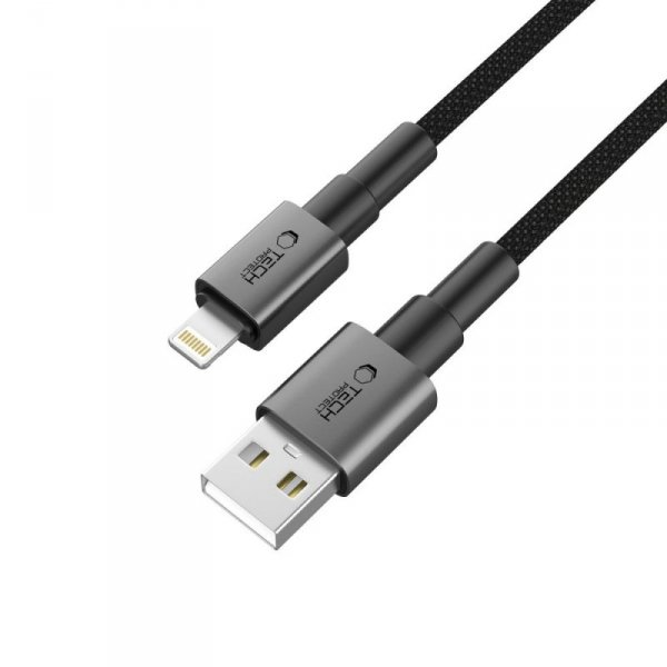 TECH-PROTECT ULTRABOOST DNA LIGHTNING KABEL  15W/2.4A 100CM IRON GREY