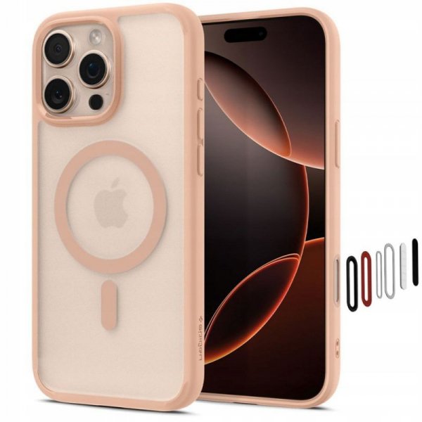SPIGEN ULTRA HYBRID ”T” MAG MAGSAFE IPHONE 16 PRO FROST ROSE TITANIUM