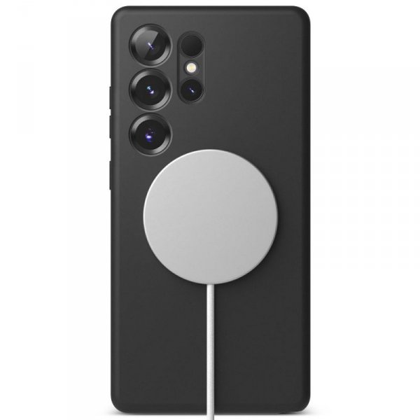 RINGKE SILICONE MAGNETIC MAGSAFE GALAXY S25 ULTRA BLACK