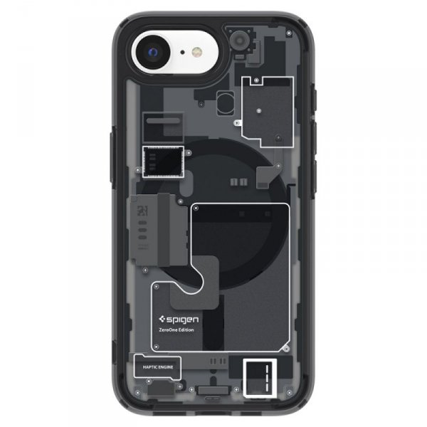 SPIGEN ULTRA HYBRID MAG MAGSAFE IPHONE 16E ZERO ONE BLACK