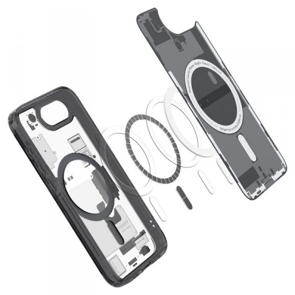 SPIGEN ULTRA HYBRID MAG MAGSAFE IPHONE 16E ZERO ONE BLACK