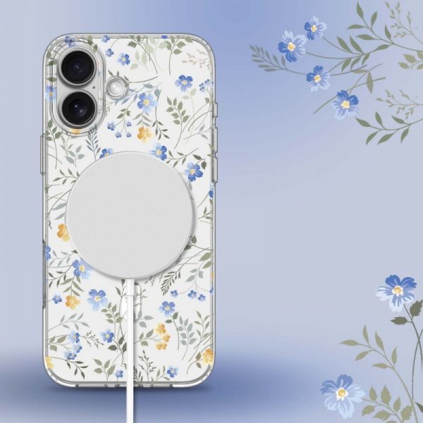 ETUI CASE PLECKI TECH-PROTECT  FLEXAIR MAGSAFE IPHONE SE 4 2025 SPRING FLOWERS