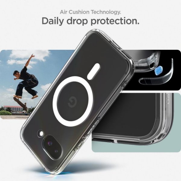 SPIGEN ULTRA HYBRID MAG MAGSAFE GOOGLE PIXEL 9A CLEAR/WHITE