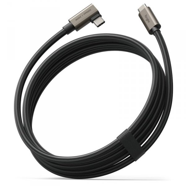 RINGKE USB 3.2 GEN 2X2 TYPE-C 90 DEGREE KABEL  PD240W 200CM BLACK