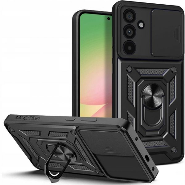 PANCERNE ETUI PLECKI NAKŁADKA CASE TECH-PROTECT  CAMSHIELD PRO SAMSUNG GALAXY A56 5G BLACK