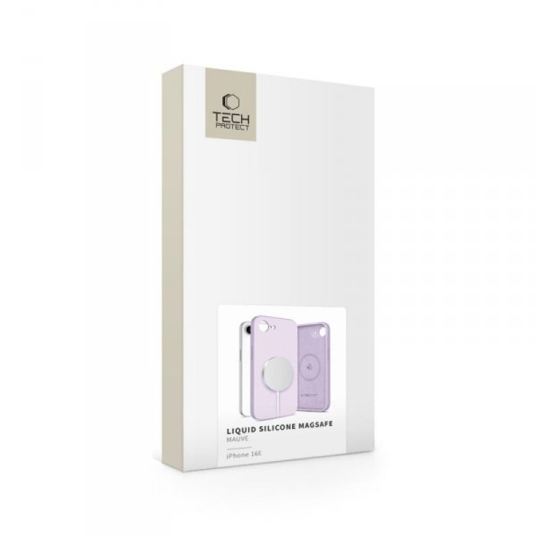TECH-PROTECT LIQUID SILICONE MAGSAFE IPHONE 16E MAUVE