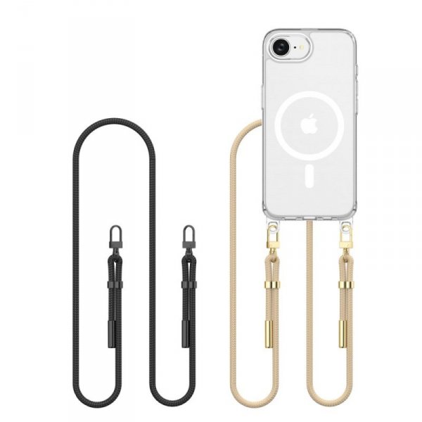 TECH-PROTECT FLEXAIR CHAIN MAGSAFE IPHONE 16E BLACK & TAUPE
