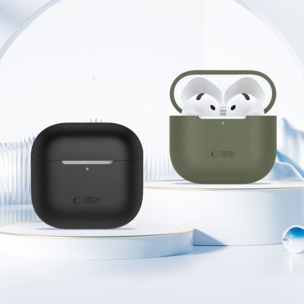 TECH-PROTECT SILICONE APPLE AIRPODS 4 OLIVE GREEN
