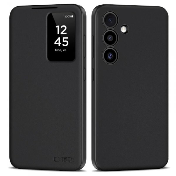 TECH-PROTECT SMART WALLET GALAXY S24 MATTE BLACK