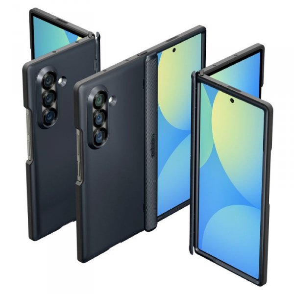 SPIGEN SLIM ARMOR PRO MAG MAGSAFE GALAXY Z FOLD 7 METAL SLATE