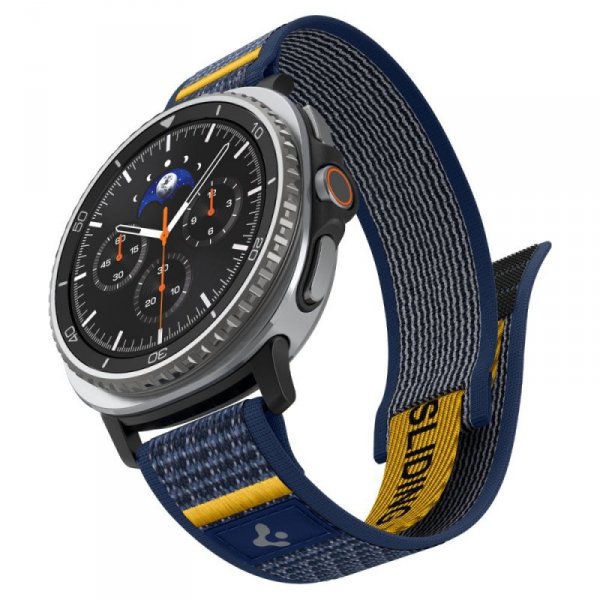 Etui z paskiem Spigen Athlex Air do Samsung Galaxy Watch 8 / Classic – Granatowe