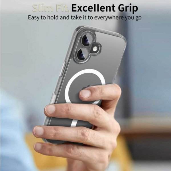 Etui Magnetyczne Tech-Protect FlexAir Hybrid CC MagSafe do iPhone 17 Clear (Przezroczyste)