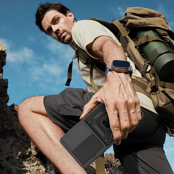 Etui z Osłoną Aparatu Tech-Protect CamShield Pro do Redmi 15 4G / 5G Black