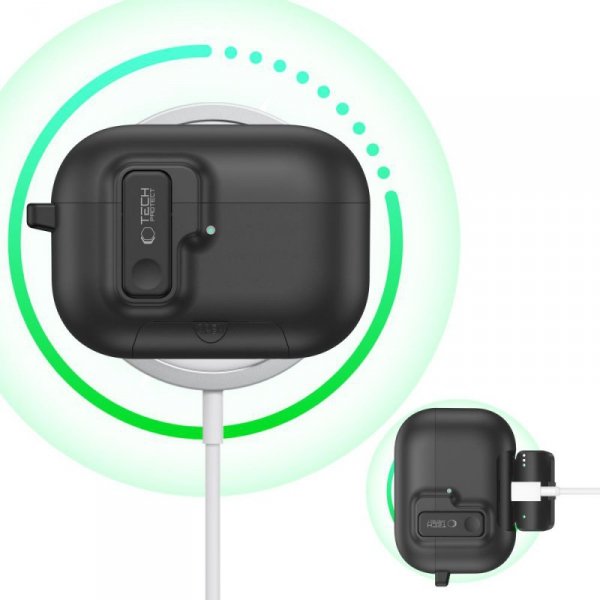 Case do Apple AirPods Pro 3 Tech-Protect Slim Cienki Black (Czarny)