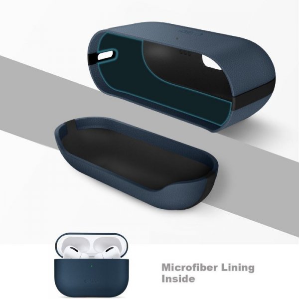 Etui Ochronne Tech-Protect NaturalFit do Apple AirPods Pro 3 Navy Blue (Granatowy)