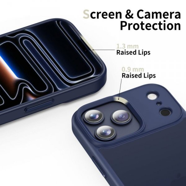 Etui Hybrydowe Tech-Protect MagMat do iPhone 17 Pro Matte Deep Blue