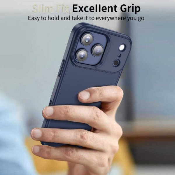 Etui Hybrydowe Tech-Protect MagMat do iPhone 17 Pro Matte Deep Blue