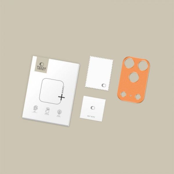 Osłona Aparatu Tech-Protect CamAlloy Fit+ do iPhone 17 Pro Cosmic Orange