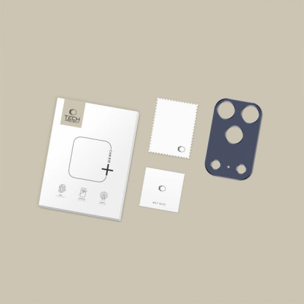 Osłona Aparatu Tech-Protect CamAlloy Fit+ do iPhone 17 Pro Deep Blue