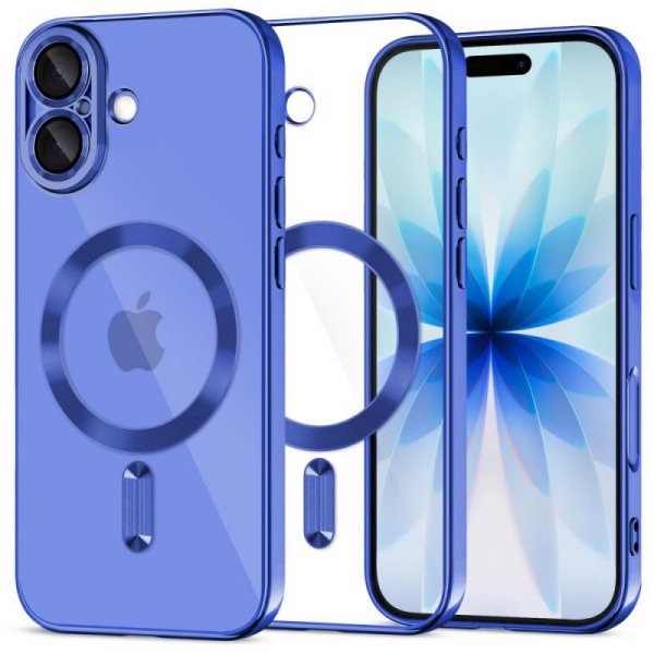 Etui Magnetyczne Tech-Protect MagFlex MagSafe do iPhone 17 Shiny Mist Blue