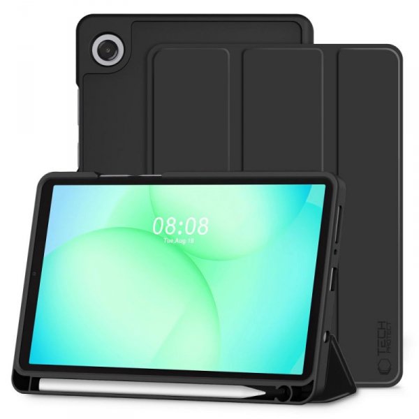 Etui z Miejscem na Rysik do Samsung Galaxy Tab A9 / A11 8.7 - Tech-Protect SC Pen - Czarne