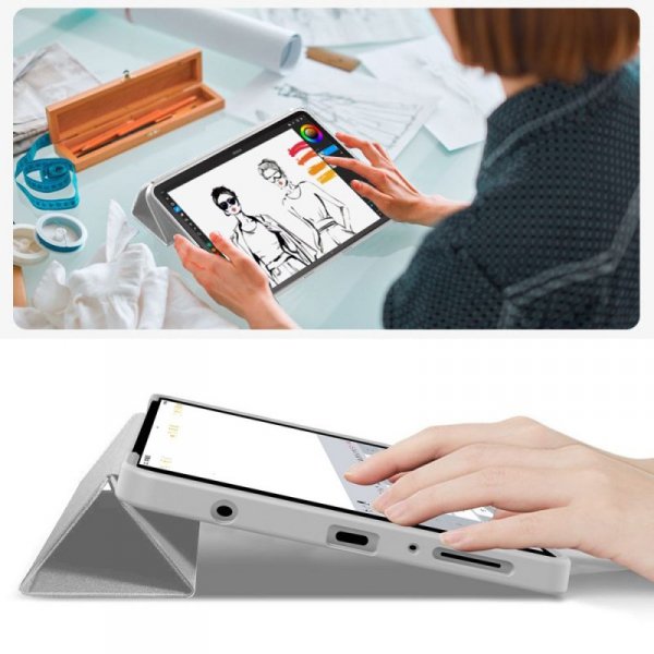 Etui do Samsung Galaxy Tab A9 / A11 8.7 - Tech-Protect SmartCase - Szare