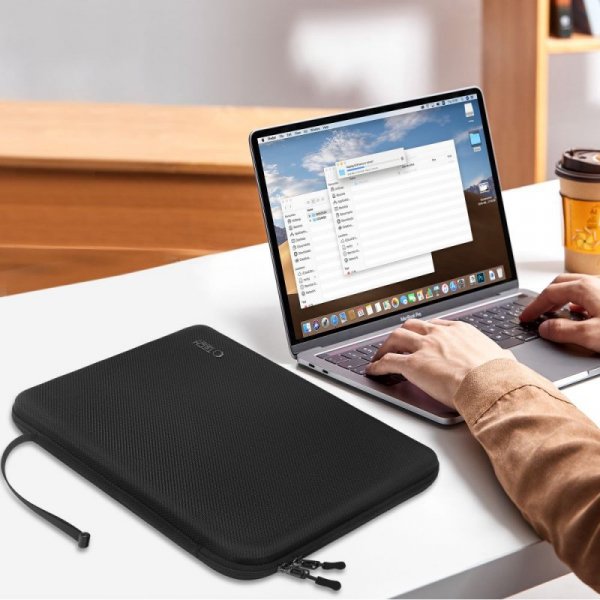 Sztywne Etui Ochronne Tech-Protect HardPouch do Laptopa 13-14 Cali Black