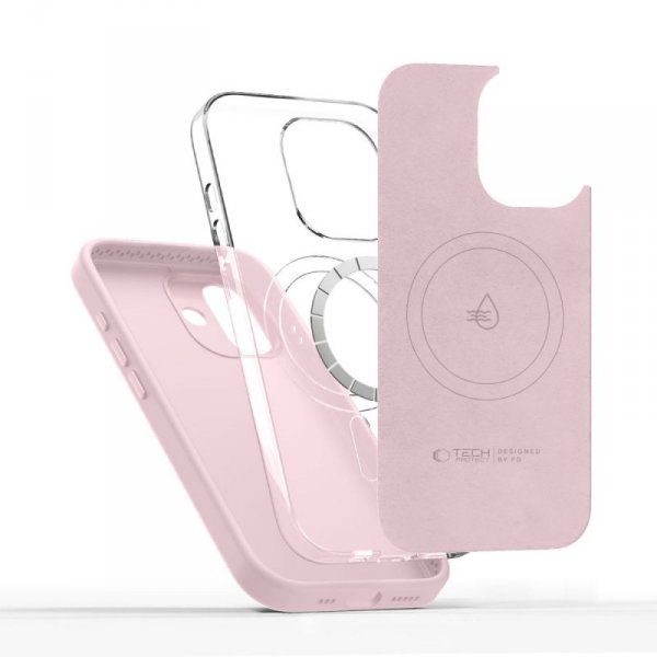 Etui Magnetyczne Tech-Protect Uniq MagSafe do iPhone 17 Pink
