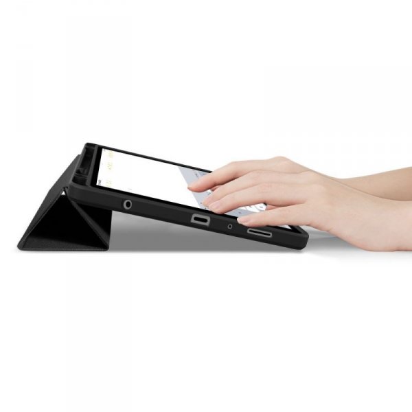 Pancerne Etui z Miejscem na Rysik do Samsung Galaxy Tab A9 8.7 - Tech-Protect SC Pen Hybrid - Czarne
