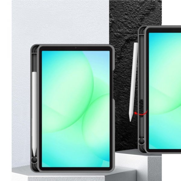 Etui z Miejscem na Rysik do Samsung Galaxy Tab A9 8.7 - Tech-Protect SC Pen Canvas - Szare