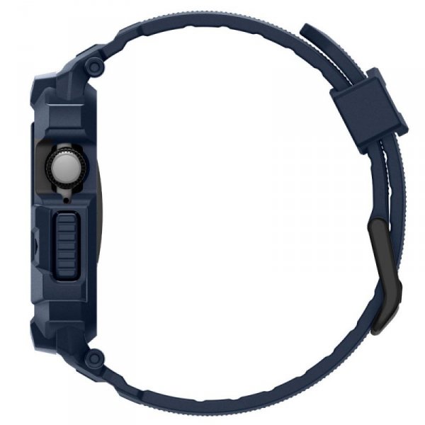 Etui z Paskiem Spigen Rugged Armor Pro V2 do Apple Watch 10/11 (42mm) – Granatowe