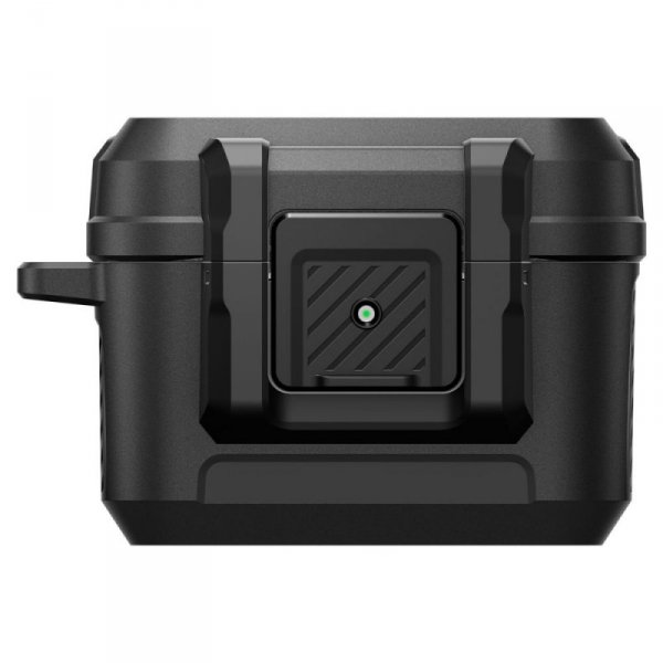 Etui Spigen Lock Fit do Apple AirPods Pro 3 – Matowy Czarny