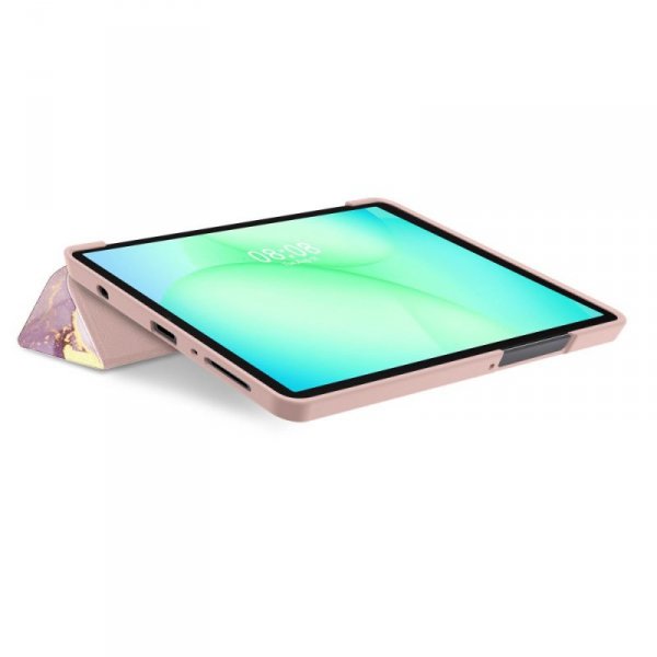 Etui we wzory do Samsung Galaxy Tab A9 8.7 - Tech-Protect SmartCase - Marmur (Marble)