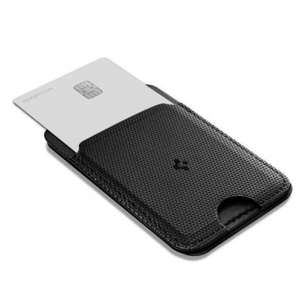 Portfel MagSafe Spigen S314-1 Slim Fold – Podstawka i Tripod do Telefonu – Czarny