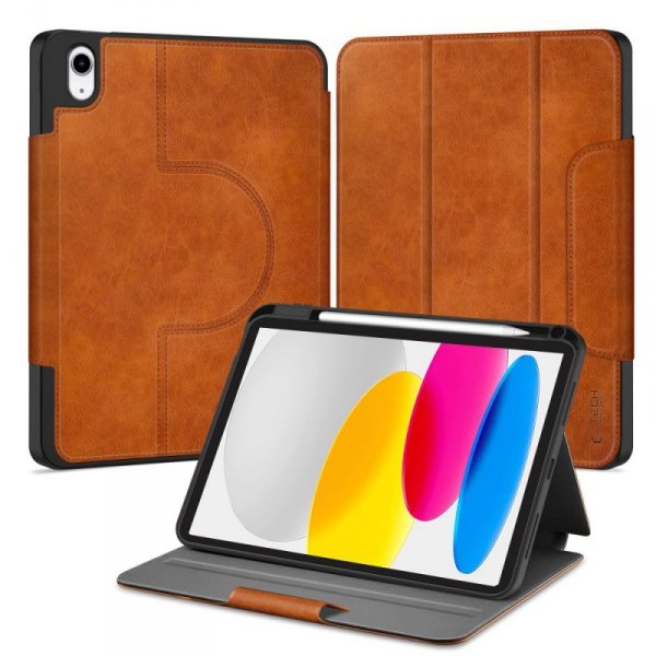 TECH-PROTECT FLEECE – Etui do iPad 10.9 (10. gen. 2022) / 11 (A16, 11. gen. 2025) – Brązowe